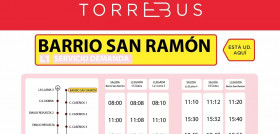 El torrebus pone en marcha el servicio de transporte a la demanda