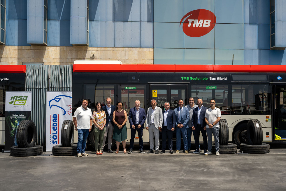 Grupo soledad suministrara neumaticos hankook e insa turbo a la flota de tmb