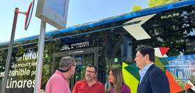 Entran en servicio los postes de informacion al usuario de linares