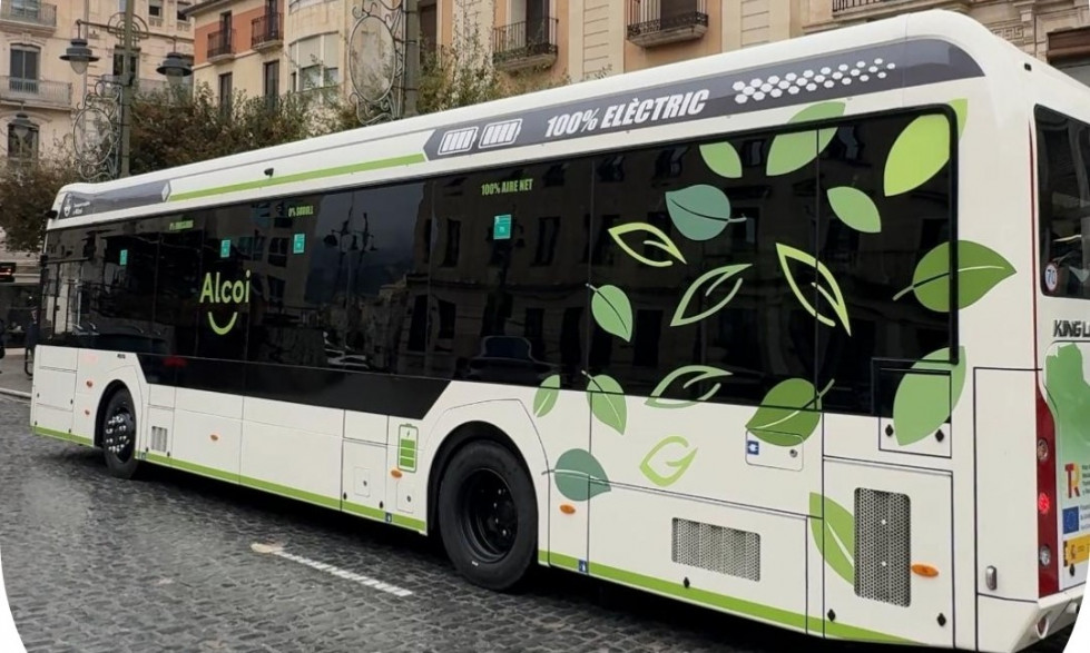 El autobus urbano de alcoy registra 1 millones de viajeros hasta junio