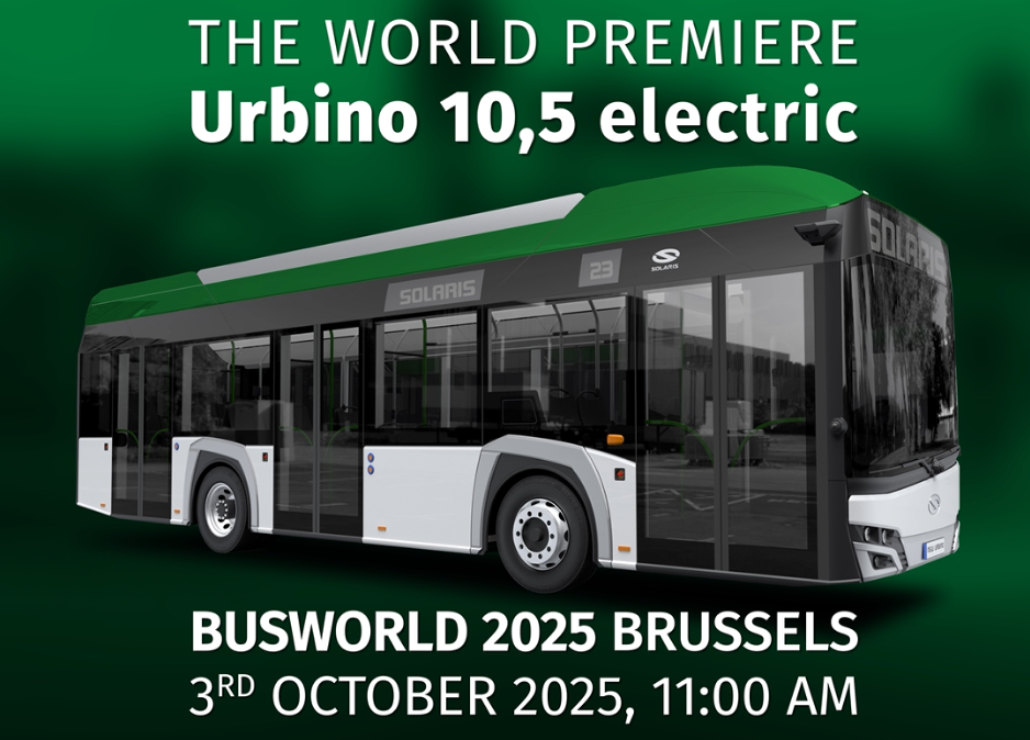 Solaris presentara el urbino 105 electrico en busworld