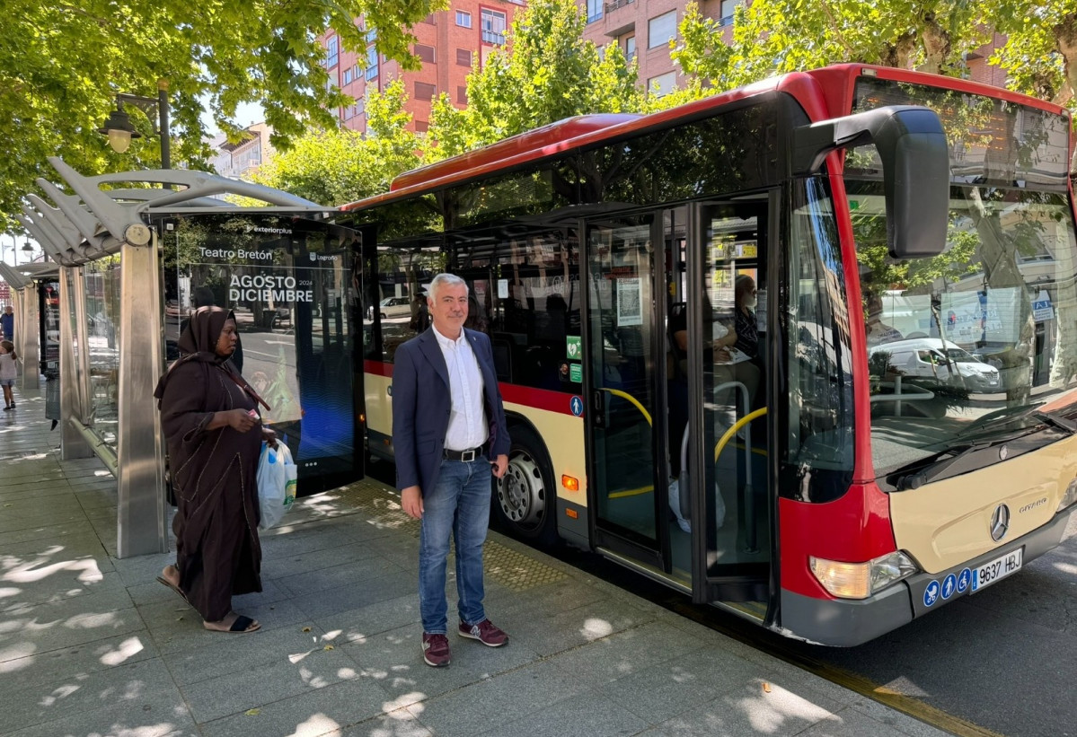 El uso del transporte publico de logrono crece un 6 hasta junio