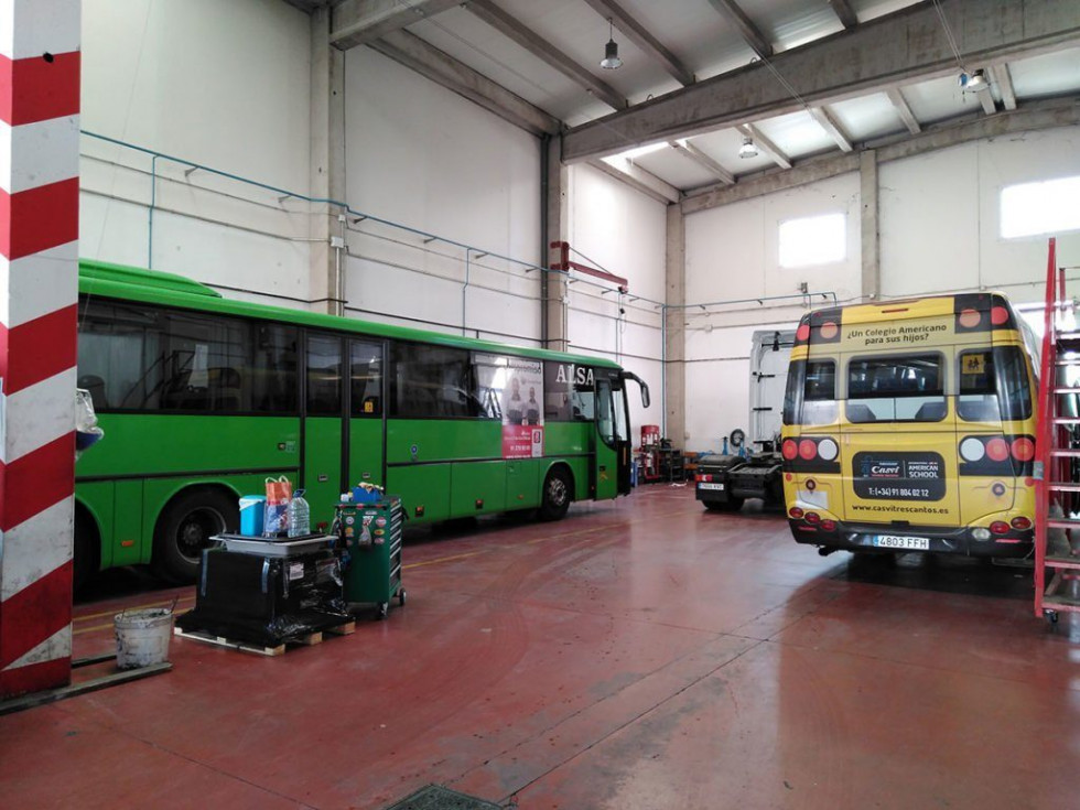 La facturacion de los talleres de autobus crece un 7 en el ultimo ano