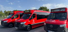 El transporte urbano de utrera estrena cuatro nuevos microbuses