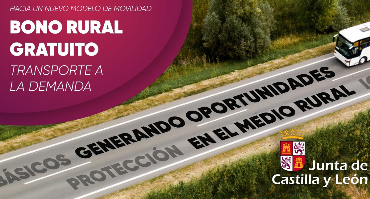 El bono rural de transporte a la demanda de castilla y leon supera los 115000 usuarios