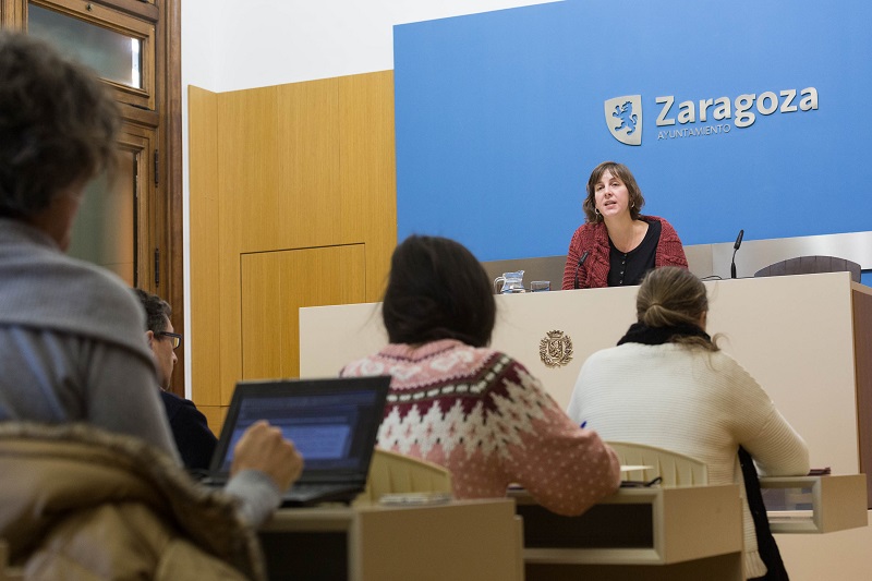 Teresa Artigas, en la presentación del acuerdo.