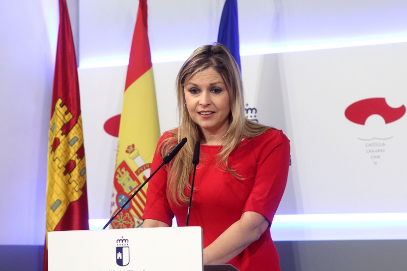 Elena de la Cruz, durante la presentación del nuevo modelo.