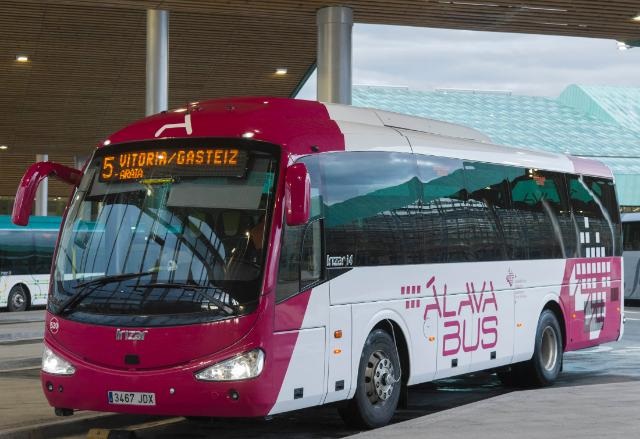 Uno de los vehículos que presta el servicio.