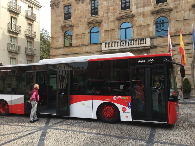 Un autobús de la flota del operador.