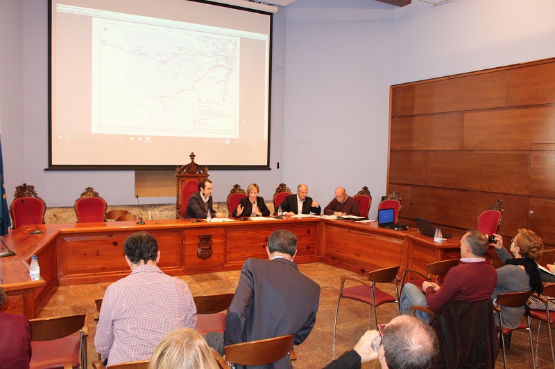 María José Salvador, anunciando la adjudicación de los proyectos.