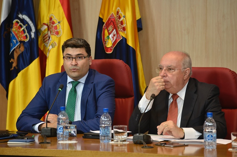 Pérez del Pino y Trujillo, en la presentación del Plan.