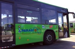 Uno de los vehículos del Parabus.
