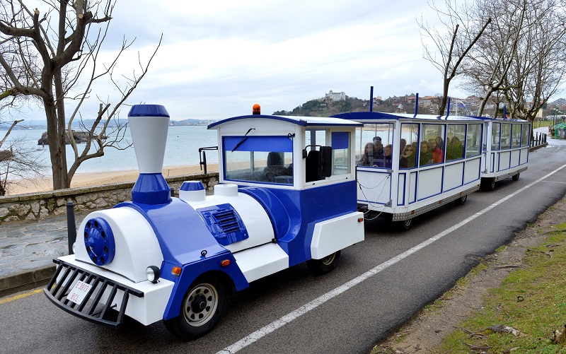 El tren turístico de la Magdalena.