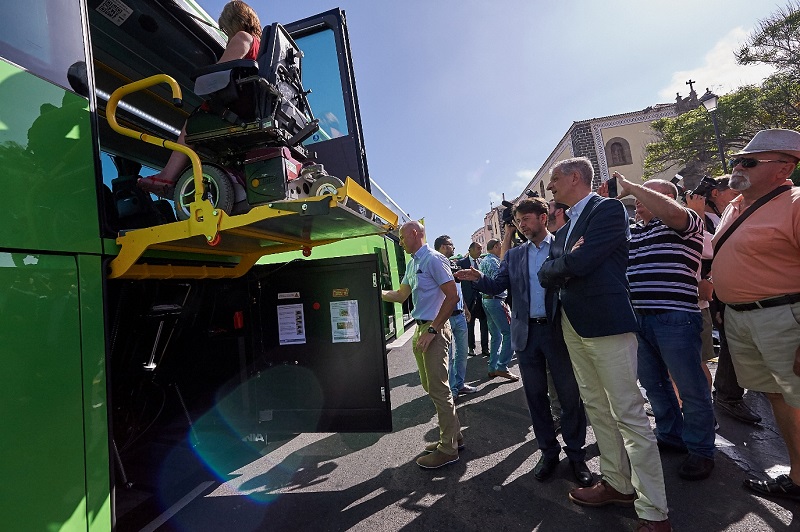 Los 25 nuevos autobuses son 100% accesibles.